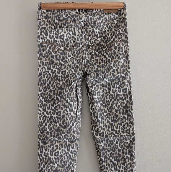 American Eagle Cheetah Hi Rise Jeggings - Picture 6 of 9